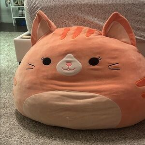Squishmallows Gigi orange tabby cat 24’